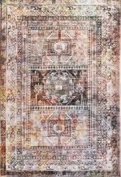 GINO FALCONE Webteppich modern braun