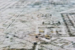 GINO FALCONE Webteppich modern blaugrau