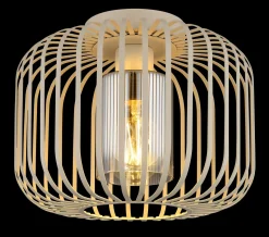 Globo Deckenleuchte 1flg beige