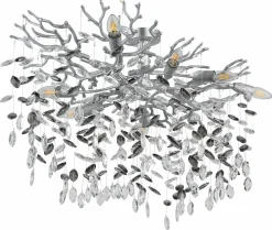 Globo Deckenleuchte 7flg silberfarbengrau