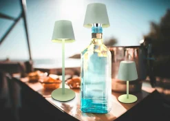 Globo LED - Akku - Tischleuchte 1flg mehrfarbiggrün