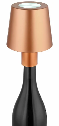 Globo LED-Akku-Flaschenleuchte 1flg mehrfarbiggoldfarben