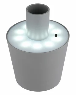 Globo LED-Akku-Flaschenleuchte 1flg graumehrfarbig