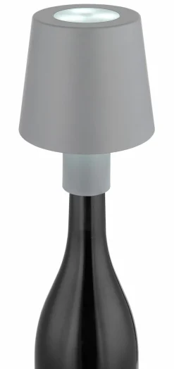 Globo LED-Akku-Flaschenleuchte 1flg graumehrfarbig