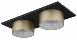 Globo LED-Deckenleuchte 1flg grauschwarzmehrfarbigorangegoldfarben