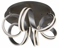 Globo LED-Deckenleuchte 1flg graumehrfarbig