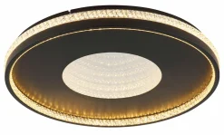 Globo LED-Deckenleuchte 1flg schwarztransparent