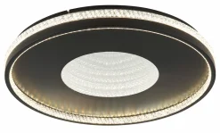 Globo LED-Deckenleuchte 1flg schwarztransparent