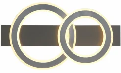 Globo LED-Deckenleuchte 1flg grau