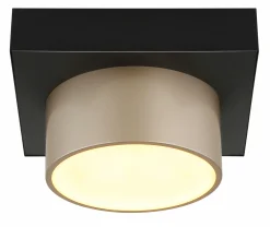 Globo LED-Deckenleuchte 1flg grauschwarzmehrfarbigorangegoldfarben