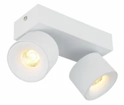 Globo LED-LED Strahler 2flg weißtransparent