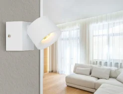 Globo LED-LED Strahler 1flg weißtransparent