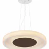 Globo LED-Pendelleuchte 1flg braun