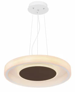Globo LED-Pendelleuchte 1flg braun