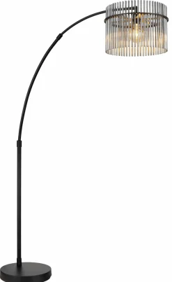 Globo LED-Stehleuchte 1flg grauschwarz