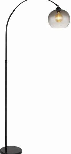 Globo LED-Stehleuchte 1flg schwarzgrau