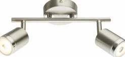 Globo LED-Strahler 2flg silberfarben