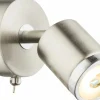 Globo LED-Strahler 1flg silberfarben