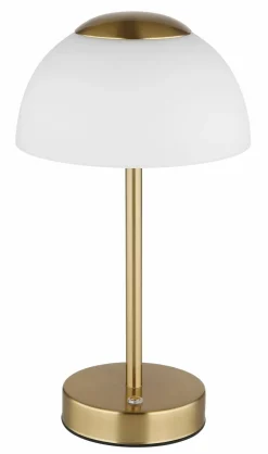 Globo LED-Tischleuchte 1flg goldfarbenbraungelb