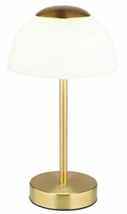 Globo LED-Tischleuchte 1flg goldfarbenbraungelb