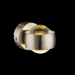 Globo LED-Wandleuchte 2flg silberfarbengoldfarbengrau