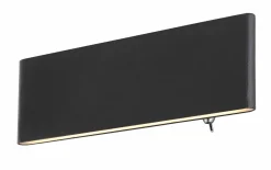 Globo LED-Wandleuchte 1flg schwarzweißmehrfarbig