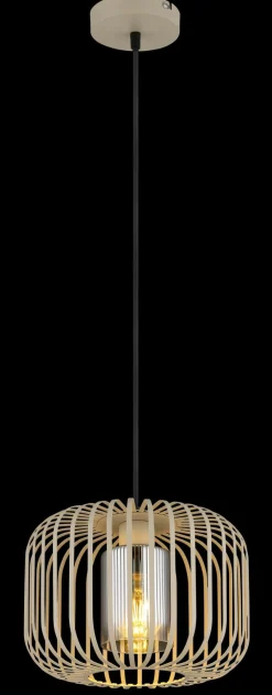 Globo Pendelleuchte 1flg beige