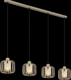 Globo Pendelleuchte 4flg beige