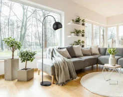 Globo Stehleuchte 1flg schwarz