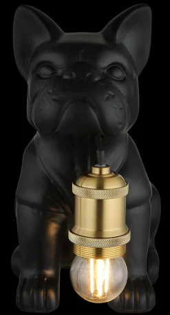 Globo Tischleuchte 1flg schwarzrot