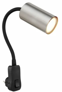 Globo Wandleuchte 1flg schwarzsilberfarben