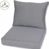 GO-DE Gartenlounge-Kissen 2 tlg. grau