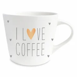 Grafik Werkstatt Goldtasse weiß