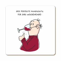 Grafik Werkstatt Korkuntersetzer weiß