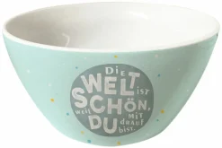 Grafik Werkstatt Müslischale blau