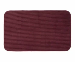 Gözze Badteppich in Cordoptik rot