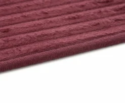 Gözze Badteppich in Cordoptik rot