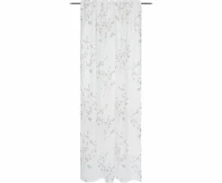 Gözze Vorhang, verdeckete Schlaufen grau