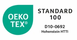 Hahn Jersey-Strickdecke weiß