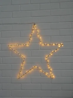 Handelsagentur Wirtz LED - LEUCHT - STERN silberfarben