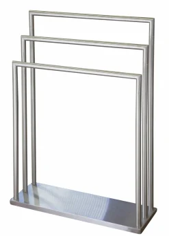 Handtuchständer silberfarben