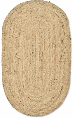 Handwebteppich beige