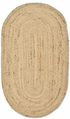 Handwebteppich beige