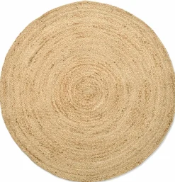 Handwebteppich beige