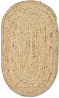 Handwebteppich beige