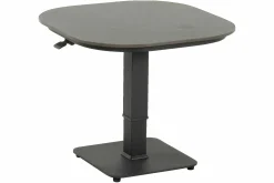 HARTMAN OUTDOOR Bistrotisch Höhenverstellbar schwarz