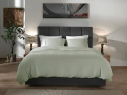 Heckett Musselin-Bettwäsche grün