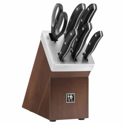 Henckels by ZWILLING Messerblock 7tlg. braunschwarz