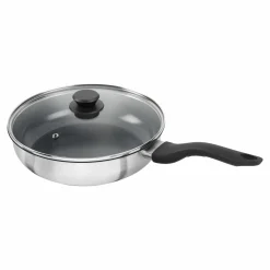 Henckels by ZWILLING Schmorpfanne mit Deckel 28cm schwarzsilberfarben
