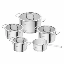 Henckels by ZWILLING Topfset 5tlg. silberfarben